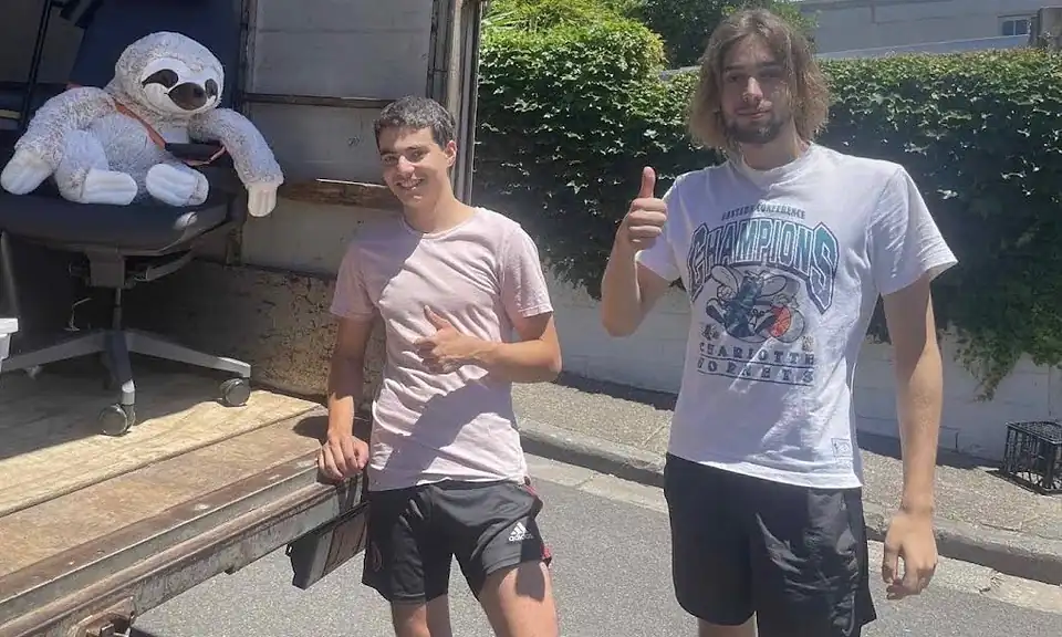 Fit Removals on a job in Sydney