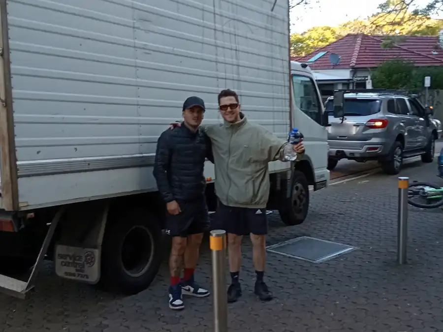 Fit Removals movers with the truck
